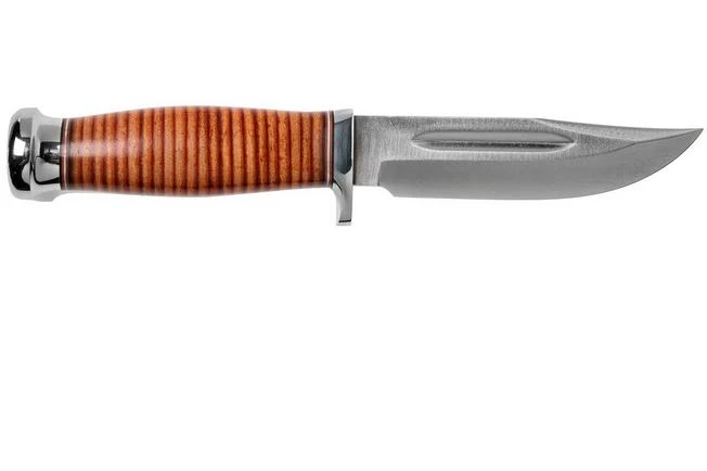 Bark River Boone CPM 3V Stacked Leather, Single Quillion Outdoor Knife 4 Bark River Boone CPM 3V Stacked Leather, Single Quillion Outdoor Knife - Image 2