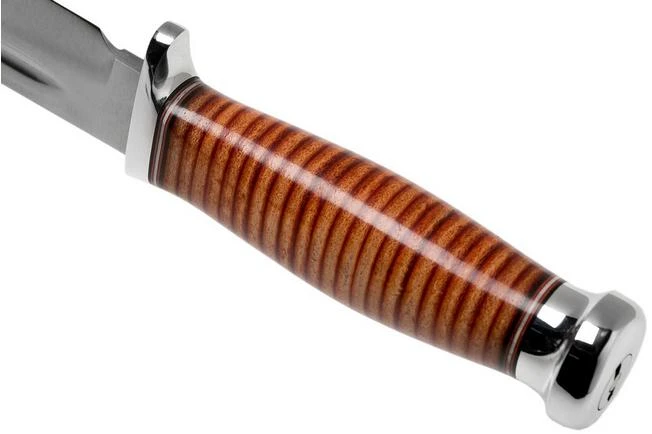 Bark River Boone CPM 3V Stacked Leather, Single Quillion Outdoor Knife 6 Bark River Boone CPM 3V Stacked Leather, Single Quillion Outdoor Knife - Image 4