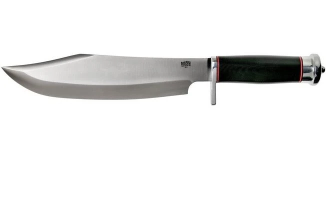 Bark River Shining Mountain Bowie A2 Black Canvas Micarta, Single Quillion Bowie Knife 3 Bark River Shining Mountain Bowie A2 Black Canvas Micarta, Single Quillion Bowie Knife