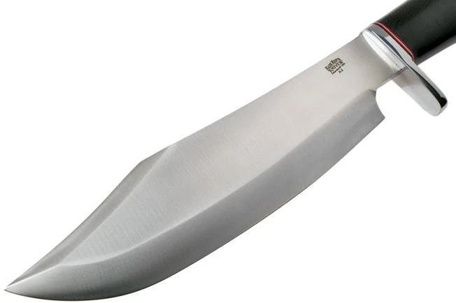 Bark River Shining Mountain Bowie A2 Black Canvas Micarta, Single Quillion Bowie Knife 5 Bark River Shining Mountain Bowie A2 Black Canvas Micarta, Single Quillion Bowie Knife - Image 3