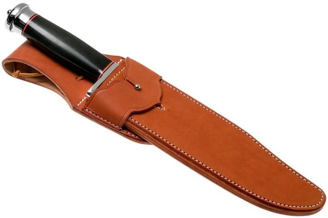 Bark River Shining Mountain Bowie A2 Black Canvas Micarta, Single Quillion Bowie Knife 8 Bark River Shining Mountain Bowie A2 Black Canvas Micarta, Single Quillion Bowie Knife - Image 6