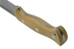 Bark River Cub CPM 3V Antique Ivory Micarta, Bushcraft Knife -Knife Haven Sales BRK08 221AIM 04 barkriver