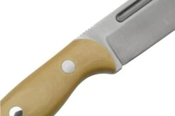 Bark River Cub CPM 3V Antique Ivory Micarta, Bushcraft Knife -Knife Haven Sales BRK08 221AIM 05 barkriver