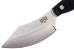 Bark River JX6 Companion A2, Black Canvas Micarta, Brown Sheath 12 Bark River JX6 Companion A2, Black Canvas Micarta, Brown Sheath -Knife Haven Sales BRK10 112BRKC 03 bark river brk10 112brkc 03