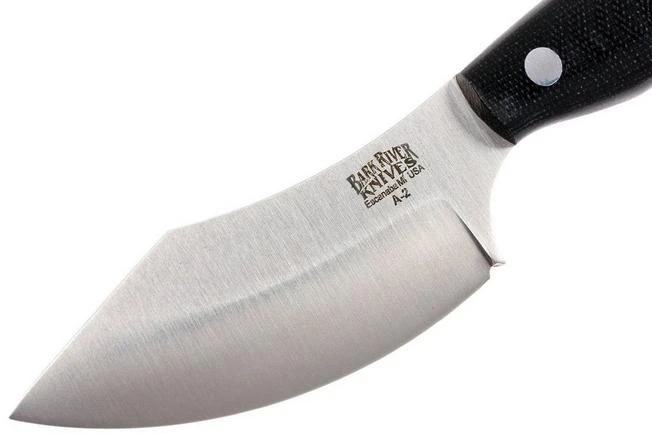 Bark River JX6 Companion A2, Black Canvas Micarta, Brown Sheath 5 Bark River JX6 Companion A2, Black Canvas Micarta, Brown Sheath - Image 3