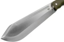 Bark River JX5 Vengeful 1 CPM 3V Green Canvas Micarta Machete -Knife Haven Sales BRK10 123GCM 03 bark river knives