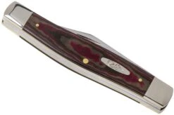 Case Moose Rustic Red Richlite, 13623, 10275 SS Pocket Knife -Knife Haven Sales CE13623 04 case
