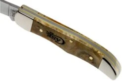 Case Knives Pocket Hunter Natural Box Elder Burl, 16566, 71165 SS Pocket Knife -Knife Haven Sales CE16566 06 case