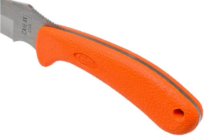 Case Ridgeback, Orange Hunters, Textured Synthetic, 18505 Fixed Knife 7 Case Ridgeback, Orange Hunters, Textured Synthetic, 18505 Fixed Knife - Image 5