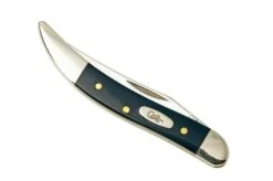 Case Small Texas Toothpick Navy Blue Synthetic, 23617, 4254 SS Pocket Knife -Knife Haven Sales CE23617 06 case