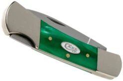 Case Lockback SparXX Green Pearl Kirinite Smooth, 27372, 101225L SS Pocket Knife -Knife Haven Sales CE27372 04 case