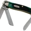 Case Medium Stockman Hunter Green Bone, Sawcut, 27664, 6318 SS Pocket Knife -Knife Haven Sales CE27664 01 case