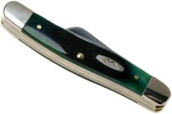 Case Medium Stockman Hunter Green Bone, Sawcut, 27664, 6318 SS Pocket Knife -Knife Haven Sales CE27664 04 case