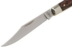 Case Slimline Trapper Smooth Black Red Micarta, 27857, 101048 SS Pocket Knife -Knife Haven Sales CE27857 03 case knives