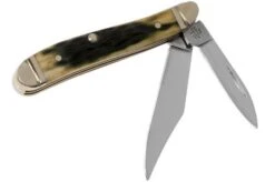 Case Peanut Pocket Worn Olive Green Bone, Peach Seed, 38196, 6220 SS Pocket Knife -Knife Haven Sales CE38196 02 case knives