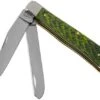 Case Trapper Green & Black Carbon Fibre-G10 Weave Smooth, 50710, 10254 SS Pocket Knife -Knife Haven Sales CE50710 01 case