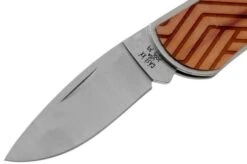 Case X Woodchuck Executive Lockback Brushed Stainless, Lines, 64322, M1300L SS Pocket Knife -Knife Haven Sales CE64322 03 case knives