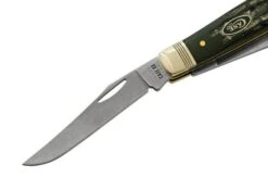 Case Mini Trapper Buffalo Horn 65093, S35VN Pocket Knife -Knife Haven Sales CE65093 03 case