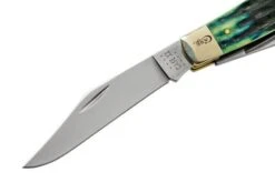 Case Jig Large Stockman, Hunter Green Bone, Deep Canyon, 75833, 6375 SS, Pocket Knife -Knife Haven Sales CE75833 03 case