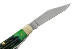 Case Jig Large Stockman, Hunter Green Bone, Deep Canyon, 75833, 6375 SS, Pocket Knife -Knife Haven Sales CE75833 05 case