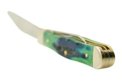 Case Small Swell Center Jack, Hunter Green Bone, Deep Canyon, 75837, 6225 1/2 SS, Pocket Knife -Knife Haven Sales CE75837 05 case