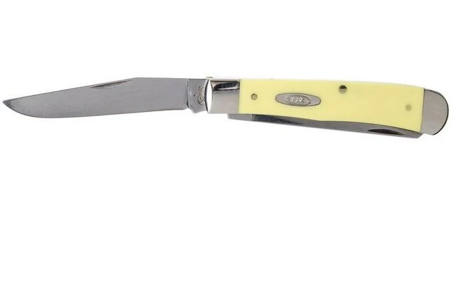 Case Trapper Yellow Synthetic, 80161, 6254 SS Pocket Knife 4 Case Trapper Yellow Synthetic, 80161, 6254 SS Pocket Knife - Image 2