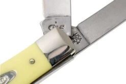 Case Trapper Yellow Synthetic, 80161, 6254 SS Pocket Knife 16 Case Trapper Yellow Synthetic, 80161, 6254 SS Pocket Knife -Knife Haven Sales CE80161 06 case ce80161 06