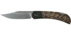 Civivi Rustic Gent C914DS-2 Damascus, Carbon Fibre & Micarta Gentleman's Knife