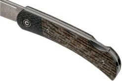 Civivi Rustic Gent C914DS-2 Damascus, Carbon Fibre & Micarta Gentleman's Knife -Knife Haven Sales CIC914DS 2 07 civivi