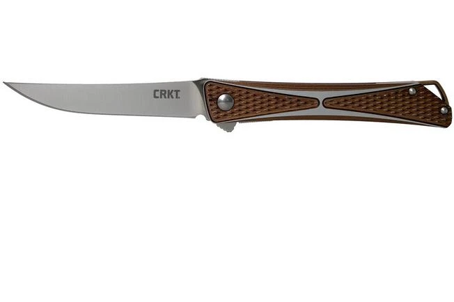 CRKT Crossbones Bronze 7530B Pocket Knife, Jeff Park Design 3 CRKT Crossbones Bronze 7530B Pocket Knife, Jeff Park Design