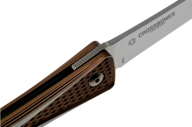 CRKT Crossbones Bronze 7530B Pocket Knife, Jeff Park Design 8 CRKT Crossbones Bronze 7530B Pocket Knife, Jeff Park Design - Image 6