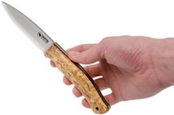 Casström No. 10 Swedish Forest Knife Curly Birch, 14C28N Scandi Grind 13108 -Knife Haven Sales CM13108 06 casstrom cm13108 06