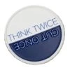 Chris Reeve Patch PVC, Think Twice Cut Once CRK-2003 -Knife Haven Sales CRCRK 2003 01 chrisreeve