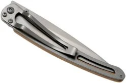 Deejo Wood One-Hand 37g Deer, Juniper Wood 1CB000546 Serrated Pocket Knife -Knife Haven Sales DJ1CB000546 05 deejo