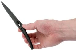 Deejo Wood Black 37g, Ebony Wood 1GB004 Pocket Knife -Knife Haven Sales DJ1GB004 08 deejo