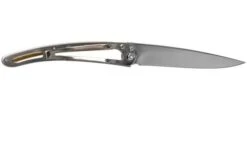 Deejo Tattoo Gold 27g, Yellow Gold Gilded, Latino Skull DJ9AM000021 Pocket Knife -Knife Haven Sales DJ9AM000021 02 deejo