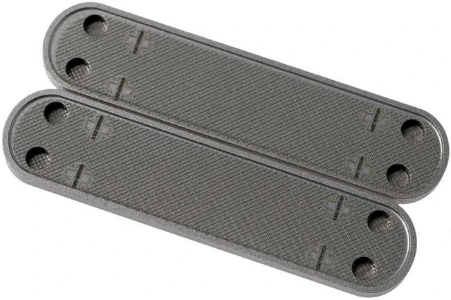 Daily Customs 58.2 Pinstripes Pattern, Titanium P10009499 Victorinox Scales 4 Daily Customs 58.2 Pinstripes Pattern, Titanium P10009499 Victorinox Scales - Image 2