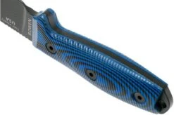 ESEE Model 4 Black Blade 3D Blue-Black G10 Survival Knife 4PB-008 Black Sheath + Belt Clip -Knife Haven Sales EE 4PB 008 04 esee knives