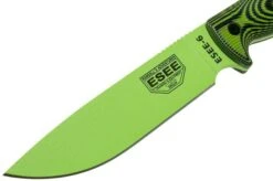 ESEE Model 6 Venom Green Blade 3D Neon Green-Black G10 Survival Knife 6PVG-007 Black Sheath + Clip Plate -Knife Haven Sales EE 6PVG 007 03 esee knives