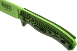 ESEE Model 6 Venom Green Blade 3D Neon Green-Black G10 Survival Knife 6PVG-007 Black Sheath + Clip Plate -Knife Haven Sales EE 6PVG 007 05 esee knives