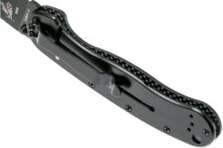 ESEE Avispa Pocket Knife, Black D2 Blade, Carbon Fibre Handle BRK1302CFB -Knife Haven Sales EE AVISPA CF B D2 05 esee knives