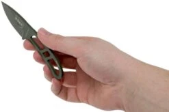 ESEE Candiru OD-green CAN-OD Neck Knife With Black Sheath + Belt Clip -Knife Haven Sales EE CAN OD 05 esee knives v202002