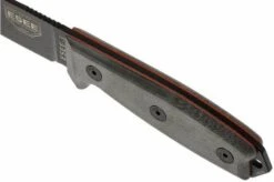 ESEE Model 3 Black Blade, Grey Handle 3P-MB-B With Sheath + Clip And MOLLE-back -Knife Haven Sales EE ESEE 3P MB B 04 esee knives model 3 ee esee 3p mb b d4