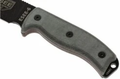 ESEE Model 6 Black Blade, Grey Handle 6P-KO Survival Knife Without Sheath -Knife Haven Sales EE ESEE 6P KO 03 esee knives model 6 ee esee 6p ko d3