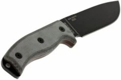 ESEE Model 6 Black Blade, Grey Handle 6P-KO Survival Knife Without Sheath -Knife Haven Sales EE ESEE 6P KO 06 esee knives model 6 ee esee 6p ko d6