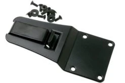 ESEE Model 6 Tactical Gunsmoke, Grey Handle 6P-TG With Black Sheath + Belt Clip -Knife Haven Sales EE ESEE 6P TG 09 esee knives