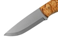 Brisa Trapper 95, N690Co Scandi, Stabilized Curly Birch, Fixed Knife -Knife Haven Sales ENZ 078 03 brisa