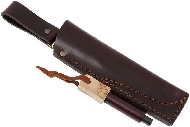Leather Sheath And Firesteel For Brisa Trapper 95, 1562 3 Leather Sheath And Firesteel For Brisa Trapper 95, 1562