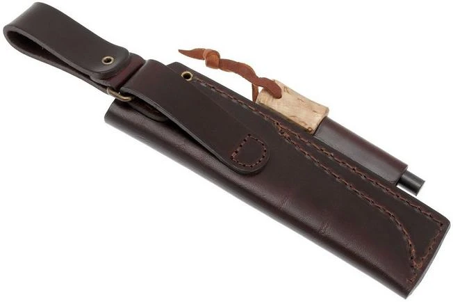 Leather Sheath And Firesteel For Brisa Trapper 95, 1562 4 Leather Sheath And Firesteel For Brisa Trapper 95, 1562 - Image 2