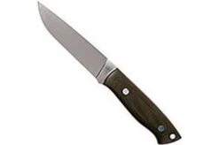 Brisa Trapper 115 Green Canvas Micarta Elmax Flat 2066 Bushcraft Knife